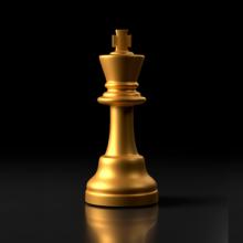 Chess Gold Kingpiece